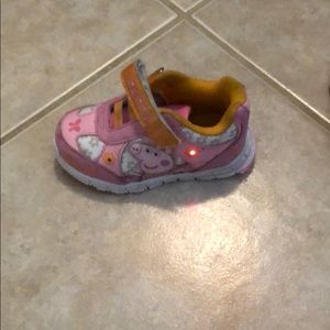 Peppa light up sneakers